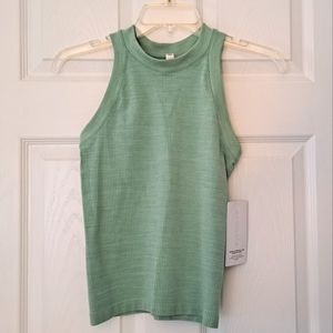 Athleta Renew Seamless Racerback Tank-NWT- Light Green- Size XS